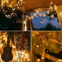 Solar String Lights Outdoor Waterproof 200 Led Extralong 82Ft Solar String Lights For Outside With 8 Modes Solar Christmas Li