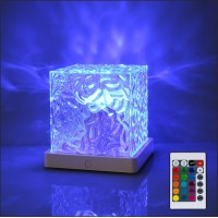 Northern Lights Cube Lamp Ocean Lamp Water Projector Light Luminorthe Cube Lamp Lumena Lights Cube Bedroom Decor 16 Colors Rotat