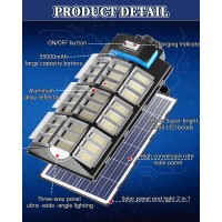 Gefolly 3500W Solar Street Light Outdoor Wide Angle 320000Lm 3000K4000K6500K Commercial Parking Lot Lights Dusk To Dawn Ip67