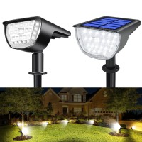 Aomil 32Led Solar Spot Lights Outdoor Spot Lights Outdoor Solar Flood Lights Outdoor Solar Spot Lights For Outside Waterproof