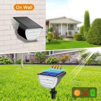 Aomil 32Led Solar Spot Lights Outdoor Spot Lights Outdoor Solar Flood Lights Outdoor Solar Spot Lights For Outside Waterproof