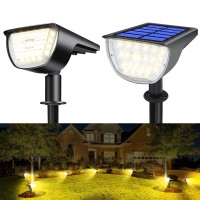 Aomil Solar Spot Lights 32Led Solar Flood Lights Outdoor Solar Lights For Outside Waterproof Ip65 Outdoor Solar Lights For Ya