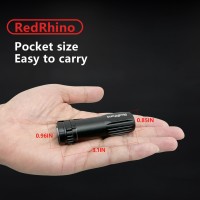 Redrhino Small Led Flashlight 4 Pack Rechargeable Edc Compact Pocket Lights 400 Lumens Mini Flash Light With Clip Bright Litt