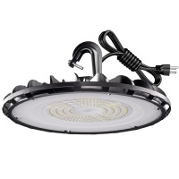 Jclgl Ufo Led High Bay Light 100W High Bay Led Shop Lights 5000K 11 000Lm With Us Plug Hanging Hook Safe Rope Ip65 Waterpro