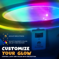 Mindglowing Toilet Light With Motion Sensor Toilet Bowl Night Light 2 Pack With 16 Color Changing Led 5 Stage Dimmer Coo