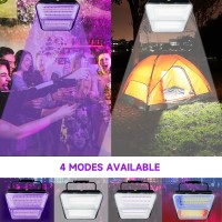 Winniw 9600 Mah Rechargeable Black Light Dimmable Uv Light 200 Led 395 Nm Uv Flashlight Camping Blacklight Halloween Body Pa