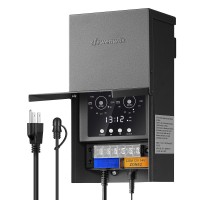 Dewenwils 300W Low Voltage Landscape Transformer Outdoor Landscape Transformer With Photocell Timer 120Vac To 1214Vac 2 Zo