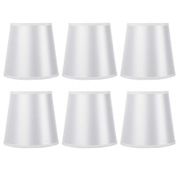 Gavigain 6Pcs Lamp Shades,Simple Wall Light Chandelier Fabric Lamp Shade Light Fixture For Bedroom Living Room Decoration