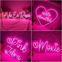 Hotfutic Custom Neon Sign Customizable Large Neon Light For Bedroom Wall Decor Led Sign Personalized Name Sign Gift For Teen G