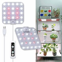 Dommia Grow Light Dimmable Grow Light For Indoor Plants Full Spectrum With Optical Lens Sunlike Under Cabinet Grow Light With