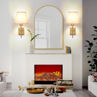 Battery Operated Wall Sconce Set Of Two Rechargeable Wireless Wall Lights With Remote Dimmable 10100 Color Adjustable