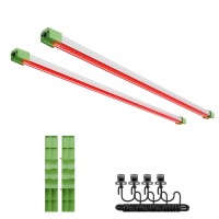 Mars Hydro 2024 Adlite Red55 27W Supplemental Led Grow Light Bars For Indoor Plants Full Spectrum 4X2 Ft Coverage