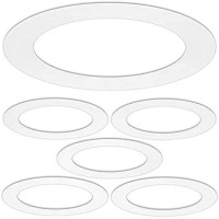 Lightlabs Goof Ring Matte 6 Pack 806 Diameter For 6 Cans Inlcudes Ring Tape To Fix Drywall Damage For Flush Recessed Down