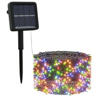 The solar fairy light is perfect for use as a lighting addition to any decorative project It is suitable for Christmas parties weddings and other holidays During the day the efficient solar panel converts sunlight into electrical energy stored in the buil