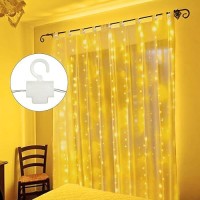 Curtain Lights 300 Led Dimmable Fairy Lights With Remote And Timer 8 Modes Usb Powered String Lights For Room Wall Party Xmas