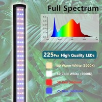 Geciliaoran Grow Light For Indoor Plants Standing Full Spectrum Led Plant Light With Stand Floor Vertical Growing Lamp With Au