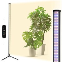 Geciliaoran Grow Light For Indoor Plants Standing Full Spectrum Led Plant Light With Stand Floor Vertical Growing Lamp With Au