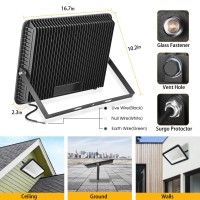 Xycn 2Pack 400W Led Flood Lights Outdoor 2350W Equivalent5000K Daylight White 50000Lm Super Bright Led Led Arena Lights 10027