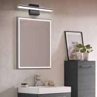 Brivolart Bathroom Lighting Fixtures 14W 24In Led Light Fxiturs Warm White 3000K Polished Bedroom Vanity Lighting Over Mirror M