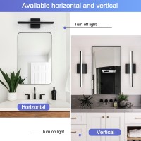 Brivolart Bathroom Lighting Fixtures 14W 24In Led Light Fxiturs Warm White 3000K Polished Bedroom Vanity Lighting Over Mirror M