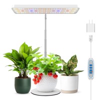 Wiaxulay Grow Light 78 Led Plant Light For Indoor Plants Full Spectrum Desktop Growing Lamp With Auto Timer 61216 Hrs 3 Lig