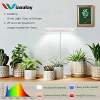 Wiaxulay Grow Light 78 Led Plant Light For Indoor Plants Full Spectrum Desktop Growing Lamp With Auto Timer 61216 Hrs 3 Lig