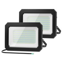 Ustellar 2 Pack 150W Led Flood Light Outdoor Bright 27000Lm Security Light Ip66 Waterproof Outdoor Lighting 5000K Daylight White