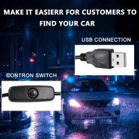 Are you still worried that customers cant find your car Try this product the simple design will make you stand out Blue LED sign light makes you instantly identifiable in the dark so customers can see you immediately This special feeling of experience wil