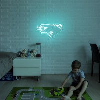 Uponray Monster Neon Sign Monster Neon Light Dinosaur Neon Sign For Wall Decor Dimmable Powered By Usb Neon Lights For Bedr