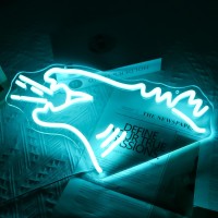 Uponray Monster Neon Sign Monster Neon Light Dinosaur Neon Sign For Wall Decor Dimmable Powered By Usb Neon Lights For Bedr