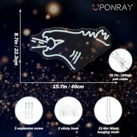 Uponray Monster Neon Sign Monster Neon Light Dinosaur Neon Sign For Wall Decor Dimmable Powered By Usb Neon Lights For Bedr