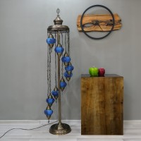 Asylove Turkish Lamp 9 Globe Mosaic Floor Lamp Mosaic Standing Lamp 9 Globe Mosaic Moroccan Lamps Floor Lamp For Decorative Hom