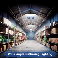 Wywna Ufo Led High Bay Light 150W High Bay Led Shop Lights 5000K 16 500Lm Led Lights With Us Plug Hanging Hook Safe Rope C