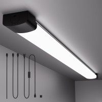 Modlicht Led Light Fixture 4Ft 36W Linkable Superbright Plug In Ceiling Light 5000K Led Tube Lights Ip66 Waterproof 4500 Lm