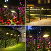 Kooper Solar Pathway Lights Outdoor 8Pack 3500K Warm White Solar Powered Outdoor Landscape Path Lights Upgraded Brighter Outdo