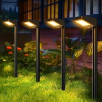 Kooper Solar Pathway Lights Outdoor 8Pack 3500K Warm White Solar Powered Outdoor Landscape Path Lights Upgraded Brighter Outdo