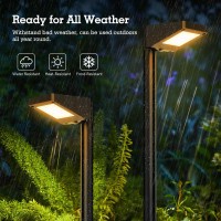 Kooper Solar Pathway Lights Outdoor 8Pack 3500K Warm White Solar Powered Outdoor Landscape Path Lights Upgraded Brighter Outdo