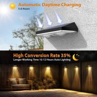 Solar Fence Lights Rgb Warm White 6 Colors Bright Lens Led Dusk To Dawn Deck Light Fence Solar Lights Outdoor Waterproof