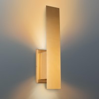 Edwarmlux Indoor Wall Sconces, Modern Wall Lights, Up And Down Wall Mount Light, Dimmable Hardwired Wall Light For Bedroom, Living Room, Hallway, Gu10 Bulbs Excluded (Brushed Gold)