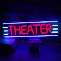 Movie Theater Neon Signs Theater Neon Lights For Home Theater And Theater Party Decorationsneon Sign For Theaters Gatherings Wi