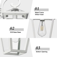 Luminzone Outdoor Light Fixtures Wall Mount Waterproof Exterior Wall Lanterns With Glass Outside Wall Sconces Front Porch Lig