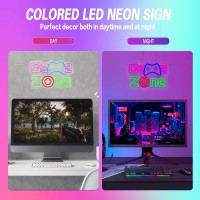 Gamer Neon Sign Bright And Dimmable Large Colorful Cool Neon Light For Gaming Video Room Bedroom Wall Decor Usb Powered Led Ga