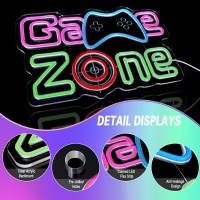 Gamer Neon Sign Bright And Dimmable Large Colorful Cool Neon Light For Gaming Video Room Bedroom Wall Decor Usb Powered Led Ga