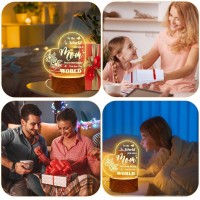 Mothers Day Gifts For Mom From Daughter Son Donsaji Acrylic Engraved Mothers Day Night Light Cool Gifts For Mom Birthday From