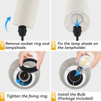 Jicai Cordless Led Table Lamp 5000Mah Battery Operated Lamp Portable Cordless Lamp Rechargeable Touch Dimmable Wireless Lamp