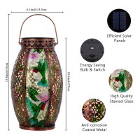 Vewogarden Hummingbird Solar Lanterns Outdoor Waterproof Hanging Solar Lantern Decorative Outdoor Led Lantern Lights For Patio Y