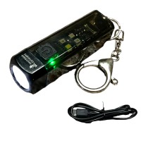 Backroad Outdoors 200 Lumen Rechargeable Keychain Flashlight Waterproof