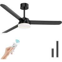 Introducing our modern and stylish low profile ceiling fan with light perfect for the head of household parents decoration workers construction contractors water and electricity maintenance companies and installation workers With a DC 35W ultra quiet moto