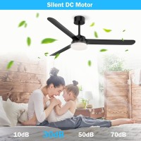 Introducing our modern and stylish low profile ceiling fan with light perfect for the head of household parents decoration workers construction contractors water and electricity maintenance companies and installation workers With a DC 35W ultra quiet moto