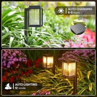 Solar Pathway Lights Outdoor 2 Pack Eleclink Larger Bright Solar Lights For Outside Auto Onoff Waterproof Solar Powered Outdo